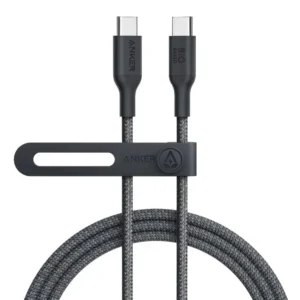 Anker A80F6 USB C to C Charger Cable (240W, 6ft), Bio-Braided for iPhone 1515 Plus 15 Pro 15 Pro Max, MacBook Pro 2020, iPad Pro 2020, iPad Air 4, Samsung Galaxy S23 (Phantom Black) - EZTech