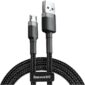 Baseus Cafule Cable USB for Micro 2.4A 1m GrayBlack – (CAMKLF-BG1) - EZTECH