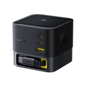 Baseus Super Gan 100W USB-C Retractable Cable Desktop Charger - EZTech