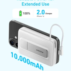 Anker Zolo Magnetic Power Bank, 10,000mAh Wireless Portable Charger with 30W Max Fast Charging - EZTech