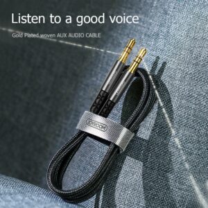 Joyroom A1 AUX Car Stereo Audio Cable 2M – Black - EZTech