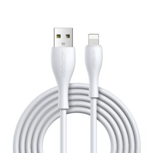 Joyroom M8 Bowling Data USB Cable With Lightening Connector (1M-2.4A) – White - EZTech