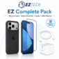 EZ Complete Pack silicone case glass protector cable and 20W adapter for iPhone
